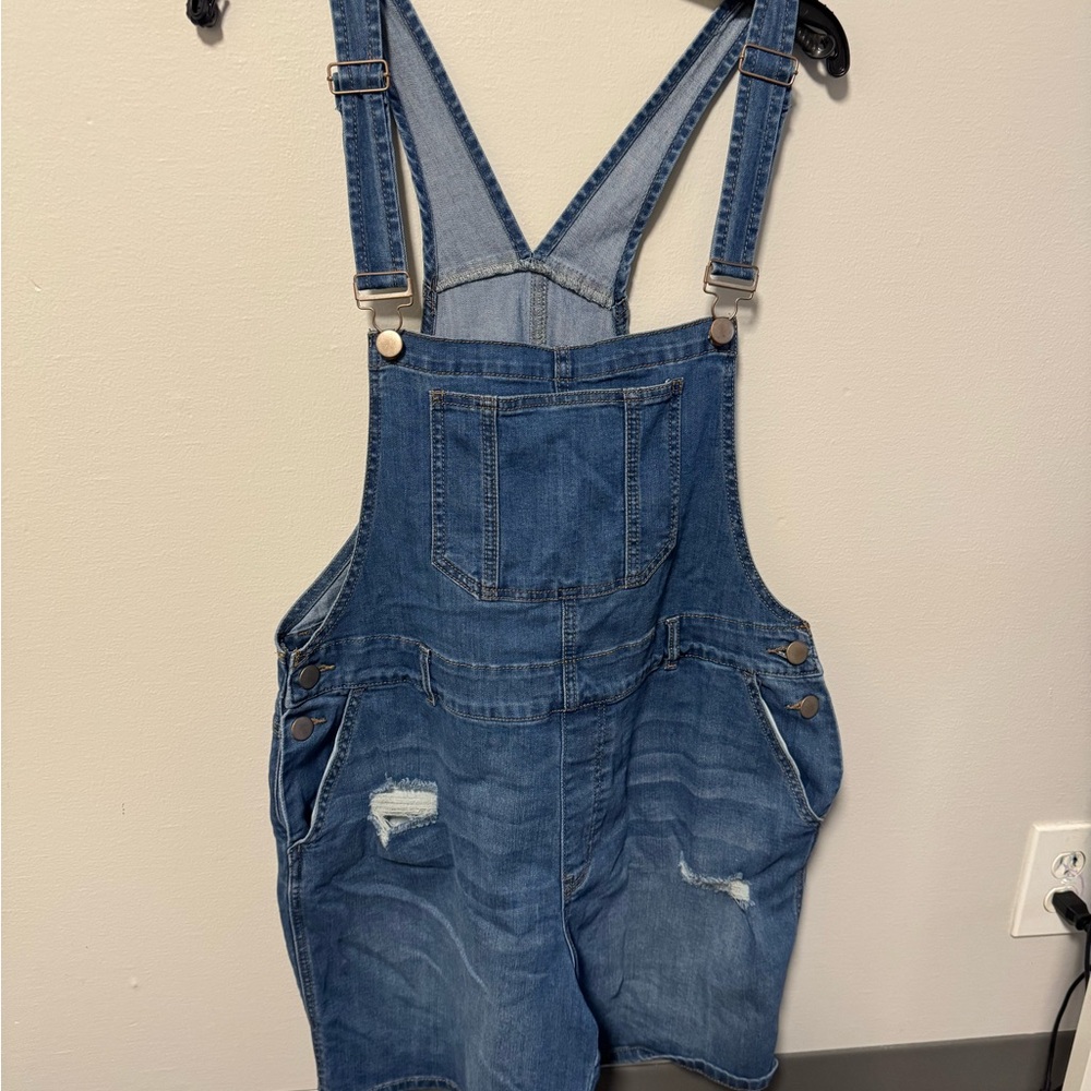 Blue Denim Overalls